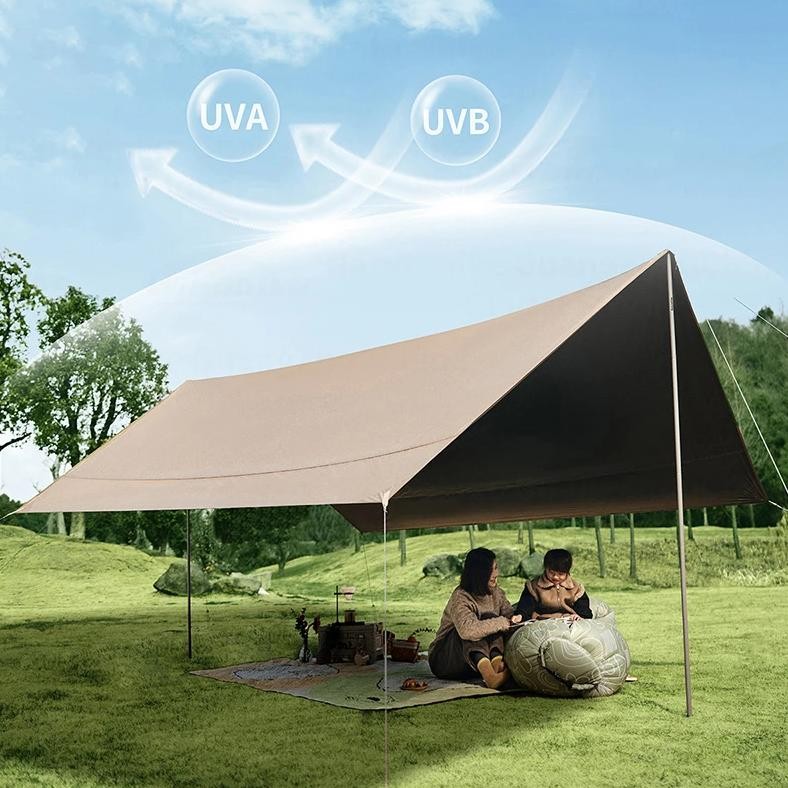 camping awning waterproof picnic sunshade outdoor canopy awning portable waterproof anti-uv outdoor 