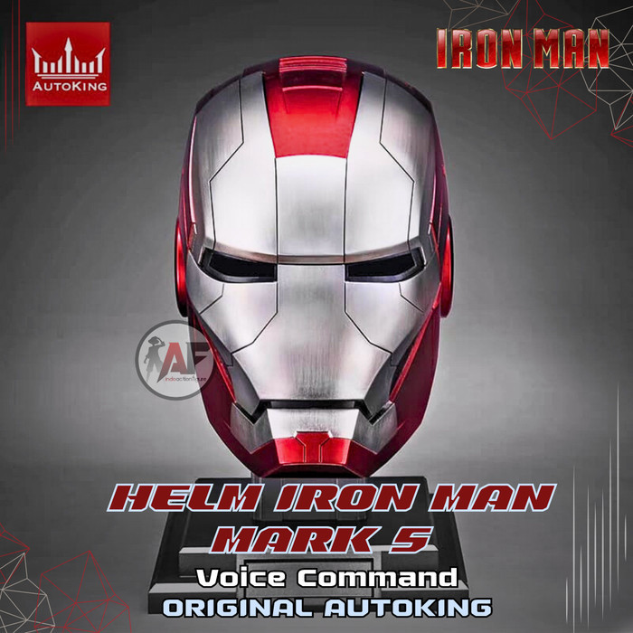 Iron Man Helmet 1:1 Mark 5 Voice Command Original AutoKing