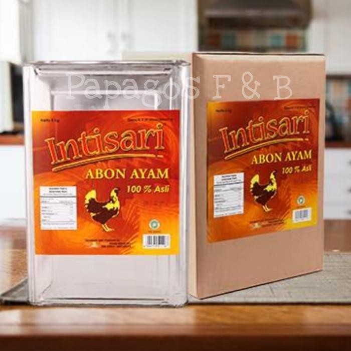 

Abon Daging Ayam Asli Nikmat Merk Intisari Repack 250 Gr / Gram