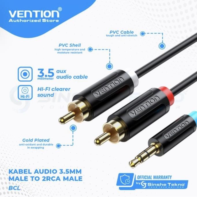 Tersedia Kabel Audio Ke Rca 10M Vention Aux Cable Hp To Speaker 10 Meter M Amp