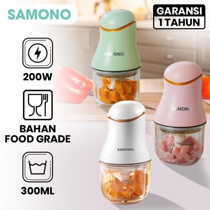 :::::::] CHOPPER SAMONO SW099 FOOD CHOPPER MINI BAHAN KACA MULTIFUNGSI SW 099
