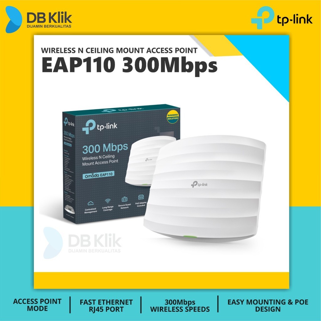 Tp-Link Access Point Tp Link Eap110 Wireless N Ceiling - Tplink Eap 110