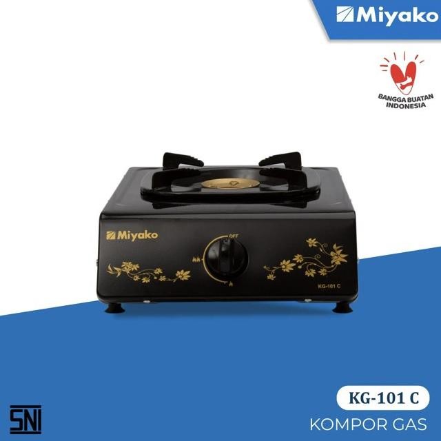 monggo] KOMPOR GAS 1 TUNGKU MIYAKO KG101C / KG 101 C GAS STOVE 1 MATA