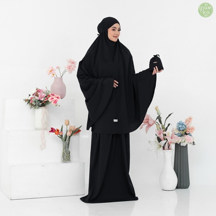 Mukena Haniyah Naeka Genggam Ni Travel Fiendly 2In1 Free Box