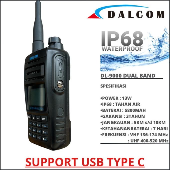 HT DALCOM JAPAN DL-9000 DUAL BAND POWER 13W