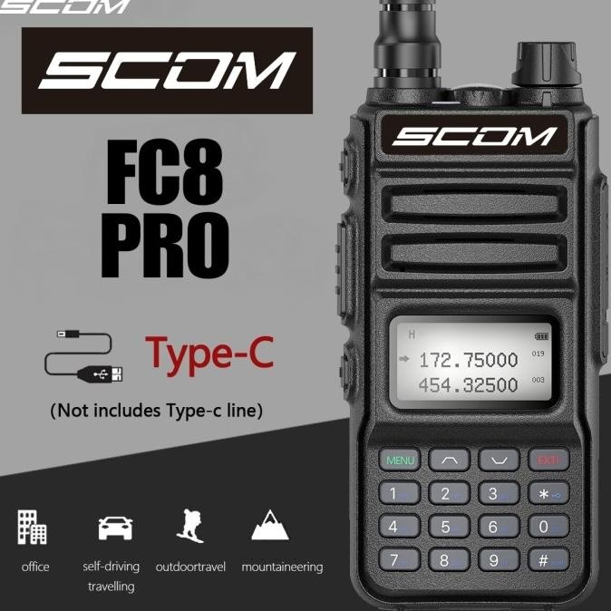 ht scom FC8 pro radio ht handy talky handy talkie / uv5r / uv82