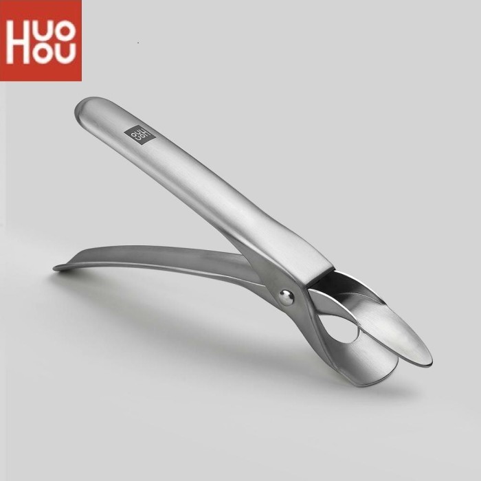 TERBAIK Huohou Penjepit Panci Anti Panas Stainless Steel Pegangan Panci XP87