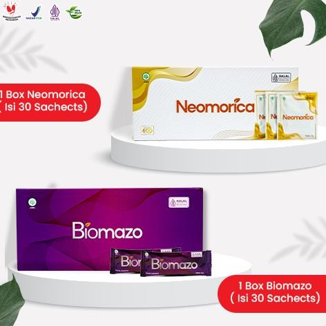 Ready Paket Herbal Ginjal Dan Prostat Biomazo & Neomorica 100% Herbal