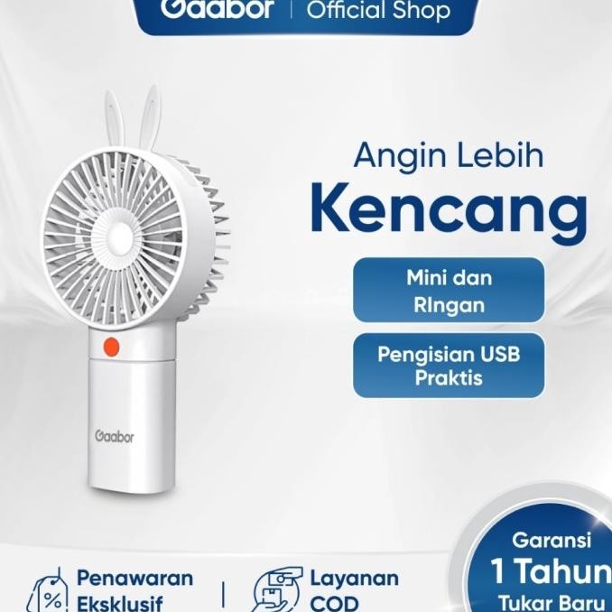 *#*#*#] KIPAS ANGIN PORTABLE GAABOR GFHN78A KIPAS TANGAN MINIFAN GAABOR GFHN78A