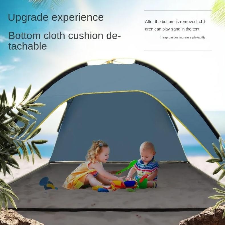 camping tent ultralight portable cloud up 3-4 person shelter tent folding backpack waterproof tent t