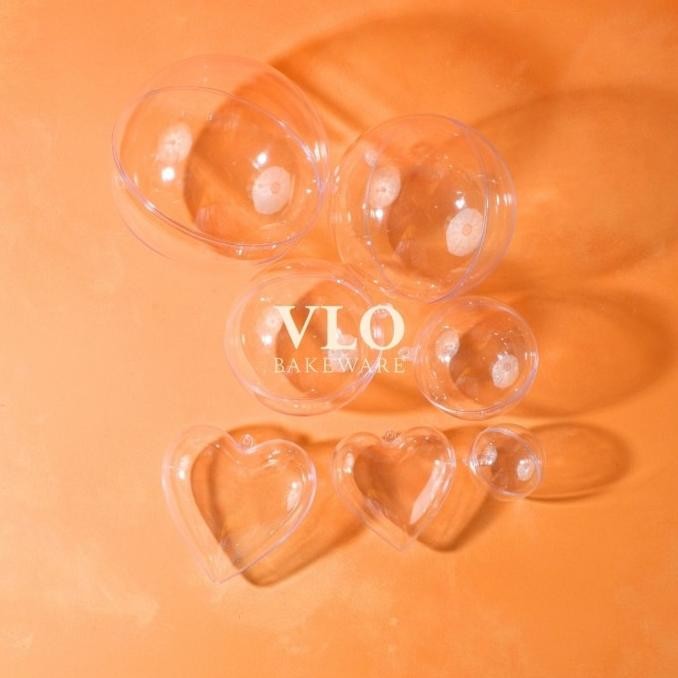 <<<<<] Bola akrilik transparan bening | dekorasi bola akrilik pohon natal