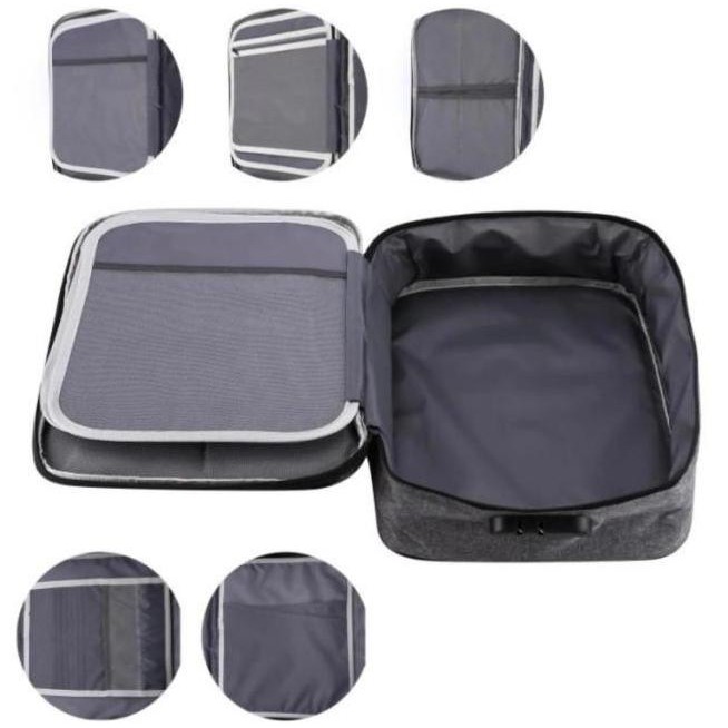 

NEW STOK/ TAS DOKUMEN TRAVEL BAG DOCUMENT STORAGE BOX WITH SAFETY NUMBER LOCK /NON COD