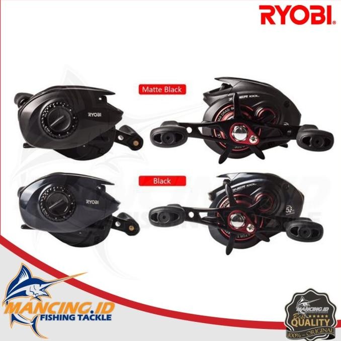 Reel Ryobi Zoner 100L/R Kerekan BC Pancingan Casting Baitcasting