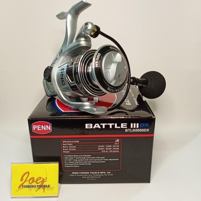 Penn Battle III 5000 DX Reel Sning Alat Pancing Mancing