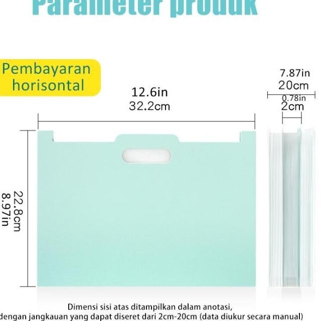 

~HARGA SPECIAL~ A4/ FILE FOLDER DOCUMENT BAG/TAS DOKUMEN FILE 13 SEKAT STANDING FILE BURUAN SEBELUM KEHABISAN