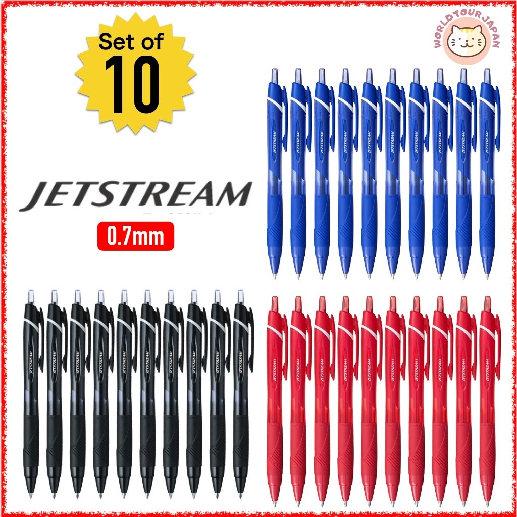 

MITSUBISHI PENCIL / JETSTREAM / Pena Bolpoin Tinta Permanen Asli / Set 10 / Berat Garis 0,7mm [ LANGSUNG DARI JEPANG ] |Y9CYp1Or|