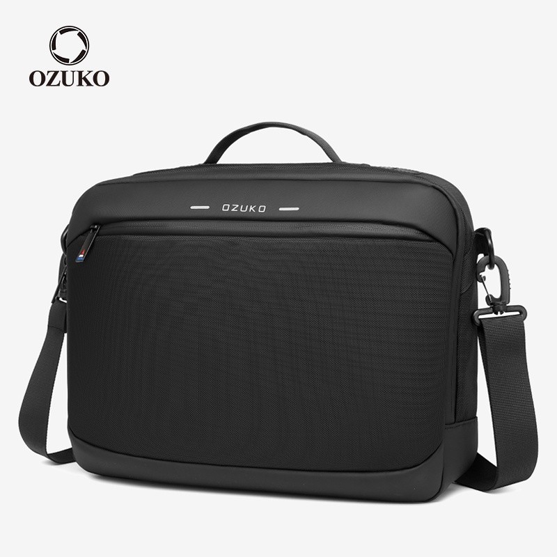 

Tas Laptop OZUKO 13,3 14 Tas Bahu Notebook Tahan Air 15,6 inci |zs4IlU5F|