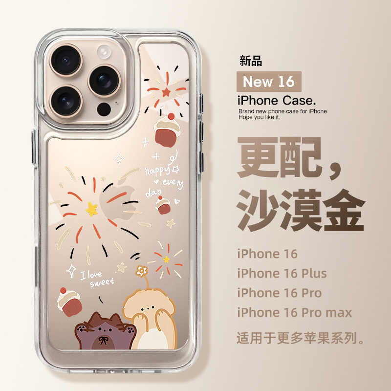 Cute Fireworks Transparan Luar Negeri Lucu Case Hp Redmi 15 15C A5 Note 13 Pro Plus Note 13 Pro 5G 1