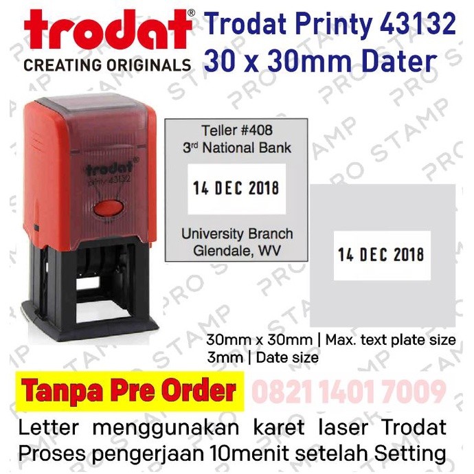 

Trodat Printy 43132 Automatic Custom Stamp (30x30mm) |1lfIKfbb|