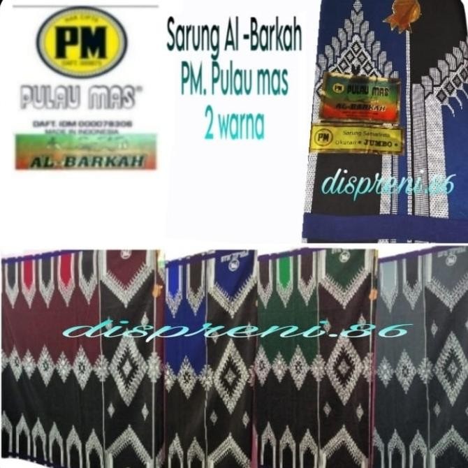 Update Sarung Pria Polos Hitam Al Barkah Pulau Mas Jumbo Original Fashion 2024
