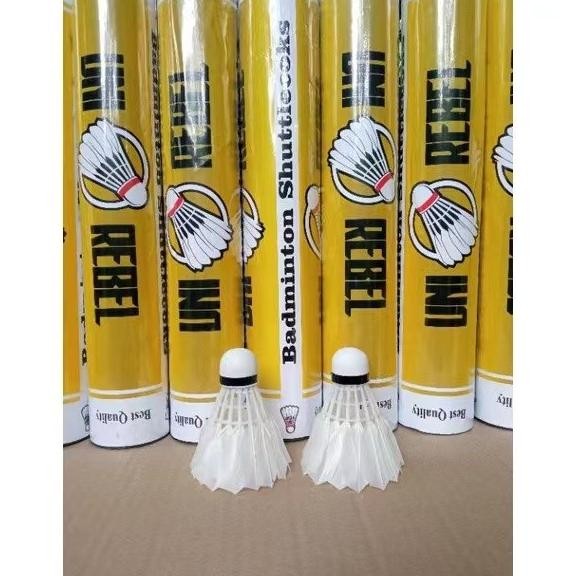 SHUTTLECOCK BTON Kok Bulu Tangkis Murah Grosir UNI REBEL ORINAL