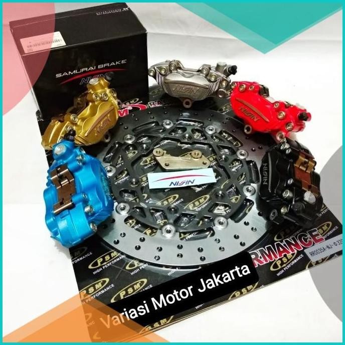 Kaliper Nissin 4P Set Disc Cakram PSM Ninja 150 11OKTZ4 sparepart