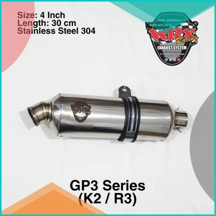 KNALPOT WRX EXHAUST GP3 K2 SS K150 AEROX NMAX LEXI NEW AEROX NEW NMAX