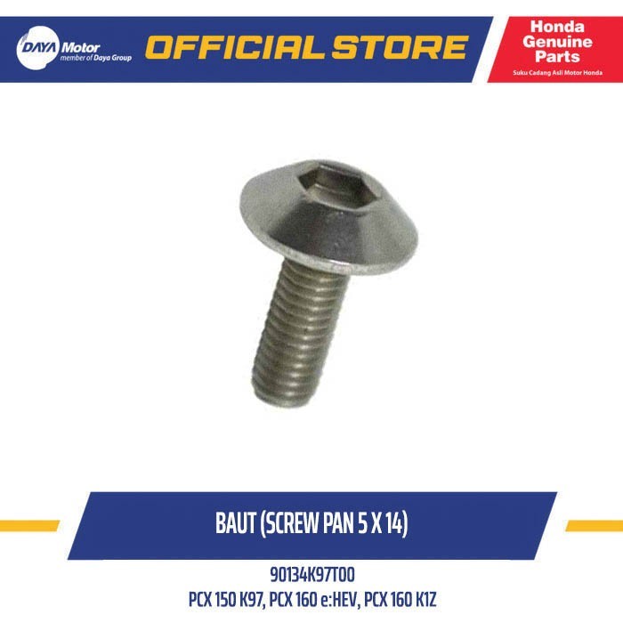 90134K97T00 Baut (Screw Pan 5×14) PCX 150 K97 & PCX Hybrid