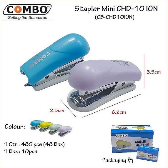 

BEBAS ONGKIR - Stapler / Hekter / Jepretan Mini Combo CHD-10-ION