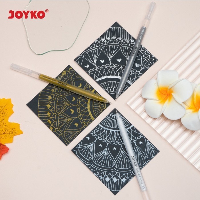 

Color Gel Pen Pulpen Pena Joyko GPC-299 Premium Color 0.5 mm / 12 Pcs