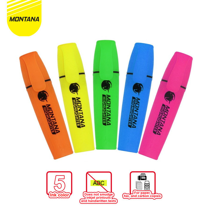 

TERBARU - Highlighter / Penanda Berwarna Montana SH-1