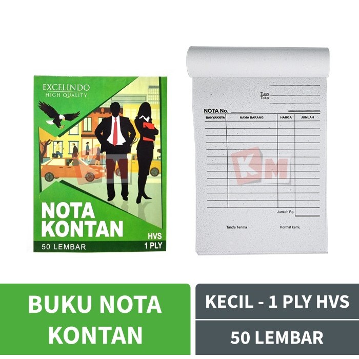

HARGA DISC - Buku Nota Kontan Kecil 1 Ply Rangkap Excelindo Isi 50 Lembar NK K1 HVS
