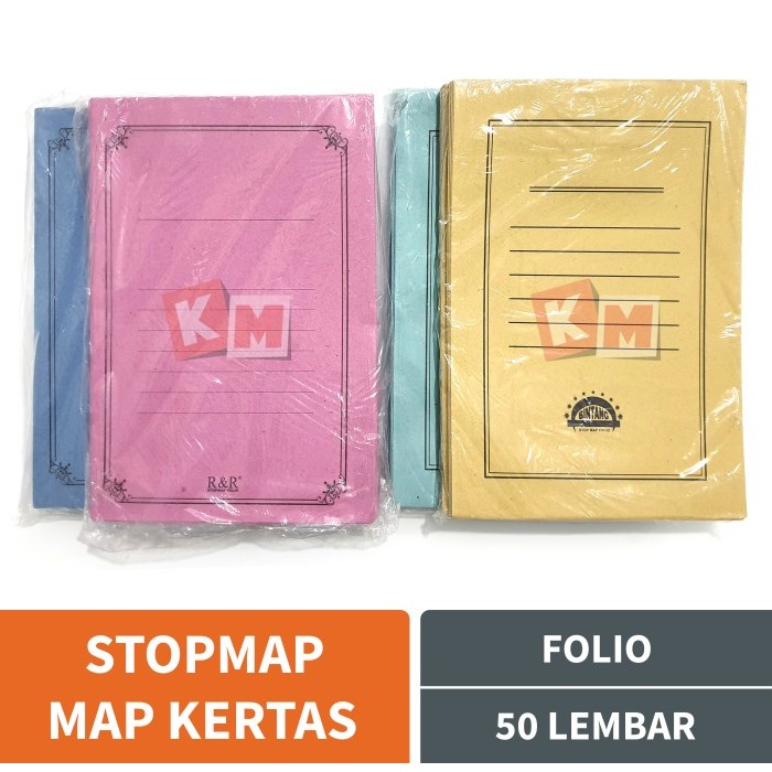 

Stopmap / Stop Map / Map Kertas Folio 1 Pack Isi 50 Lembar