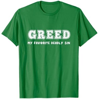 Kaos Greed My Favorite Deadly Sin Seven Sins |OpNEBWNv|