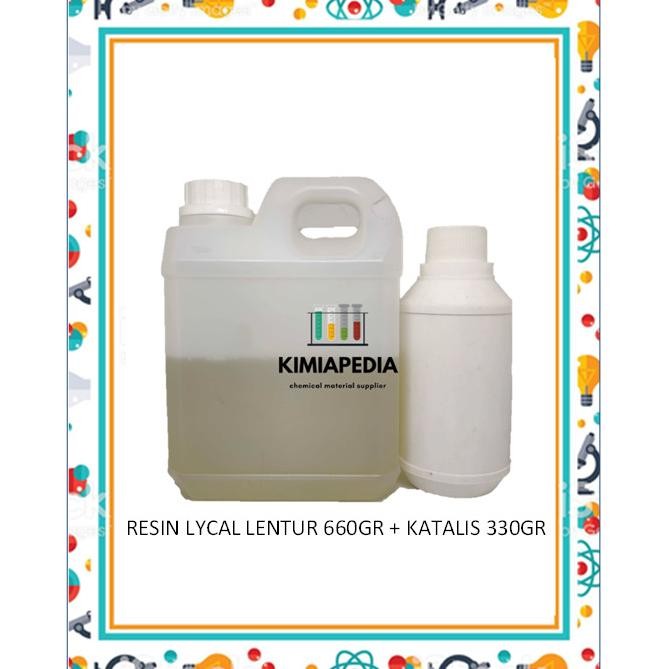 Resin Lycal Lical Lentur 1079 1Kg 1 Kg Nametag Stiker Sticker Timbul