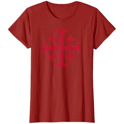 Kaus KNIGHT'S TEMPLAR JERUSALEM CROSS KINGDOM OF JERUSALEM |hkP3PrLd|