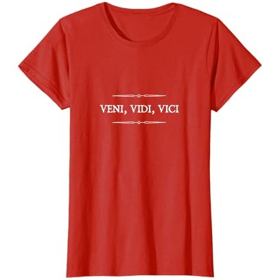 Veni vidi vici Saya datang Saya melihat saya menaklukkan T-Shirt Julius Caesar |7mPr69L9|