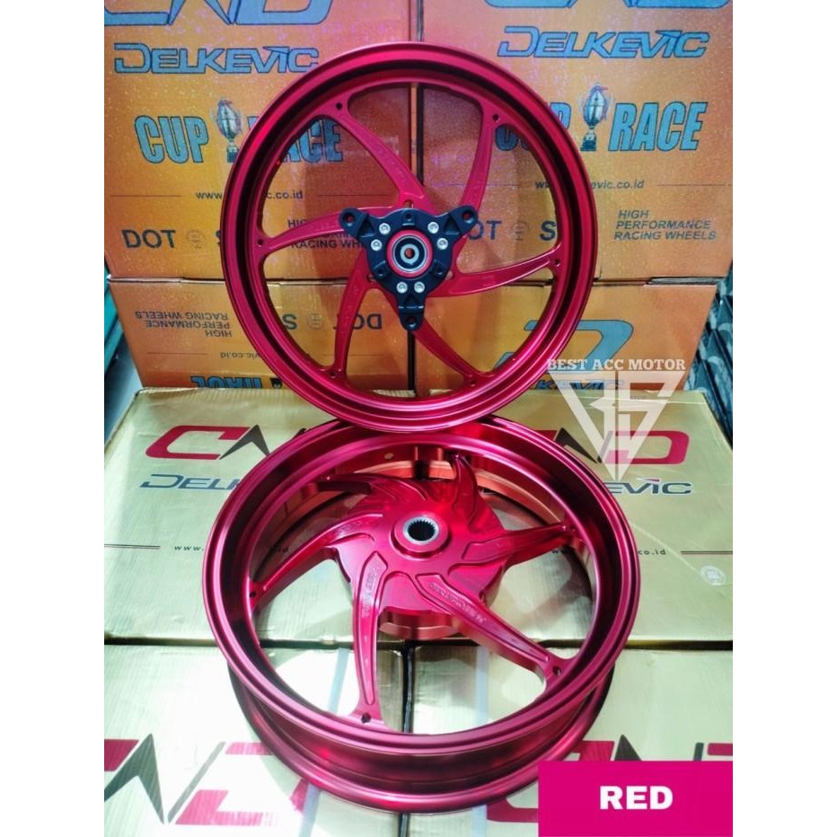 VELG DELKEVIC SIX STAR YAMAHA AEROX 155 VELG AEROX DELKEVIC ORIGINAL DND Import Premium