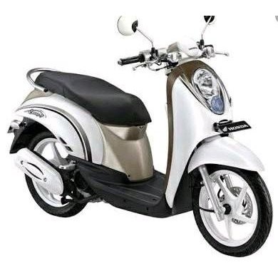 Full Set Full Body Bodi Halus Honda Scoopy Karbu Lama 2010 2012 Putih Import Premium