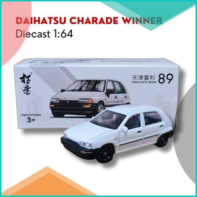 Diecast Mobil Daihatsu Charade winner 1:64 Xcar Xcartoys Miniatur Diec