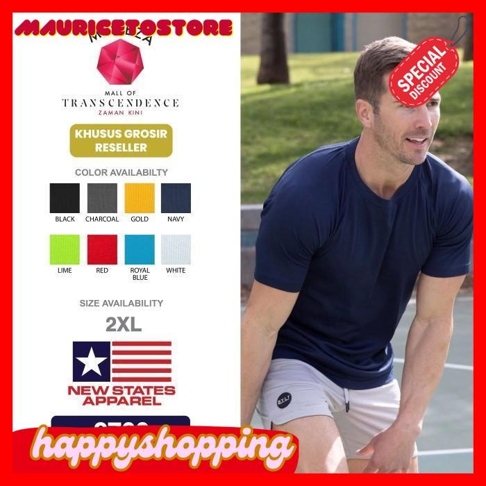 KAOS POLOS OLAHRAGA SPORT JERSEY - NSA DRI-FIT ACTIVE 2700 - XXL UNGGULAN