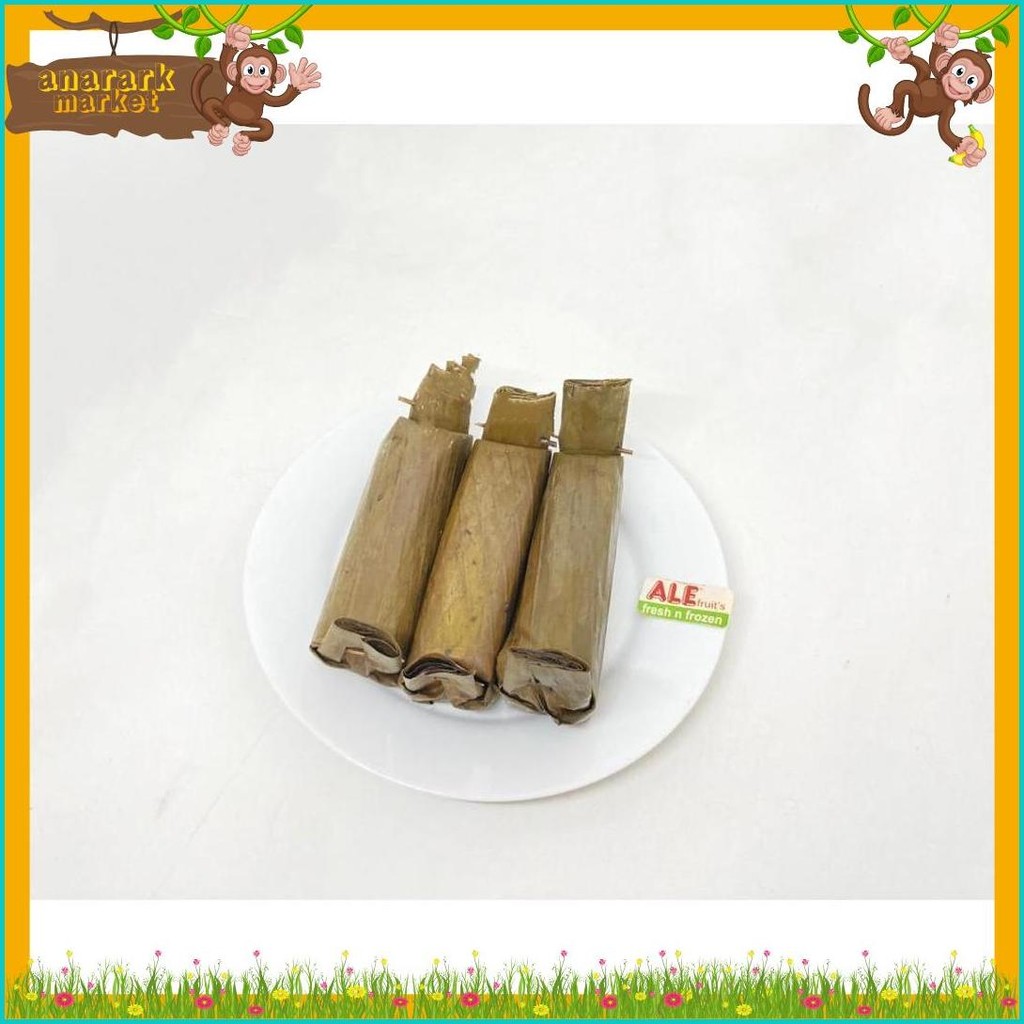 

Lontong, Lontong Daun Pisang, Lontong Daun Pisang Matang (Order Sebelum Ketinggalan)