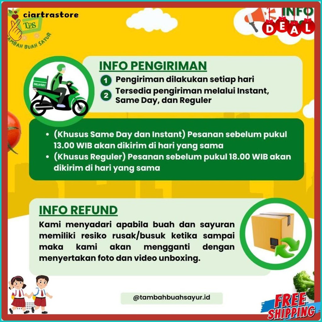 

Pisang Cavendish (Khusus Sameday Dan Instan) (Murmer)