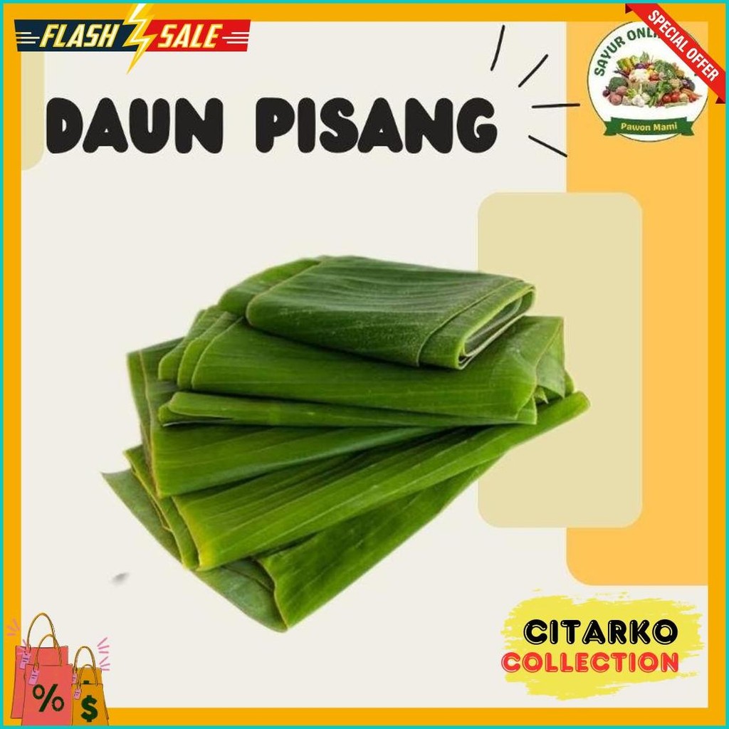 

Daun Pisang Per Ikat - Pawon Mami Sayur Online Jogja (Cod)