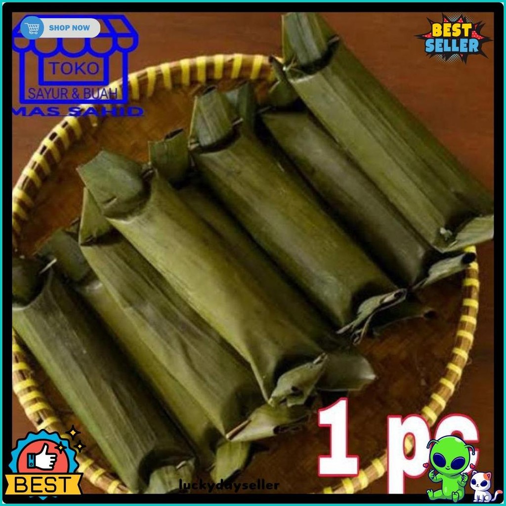 

Lontong Daun Pisang Lontong 1 Pcs (Lagi Rame)