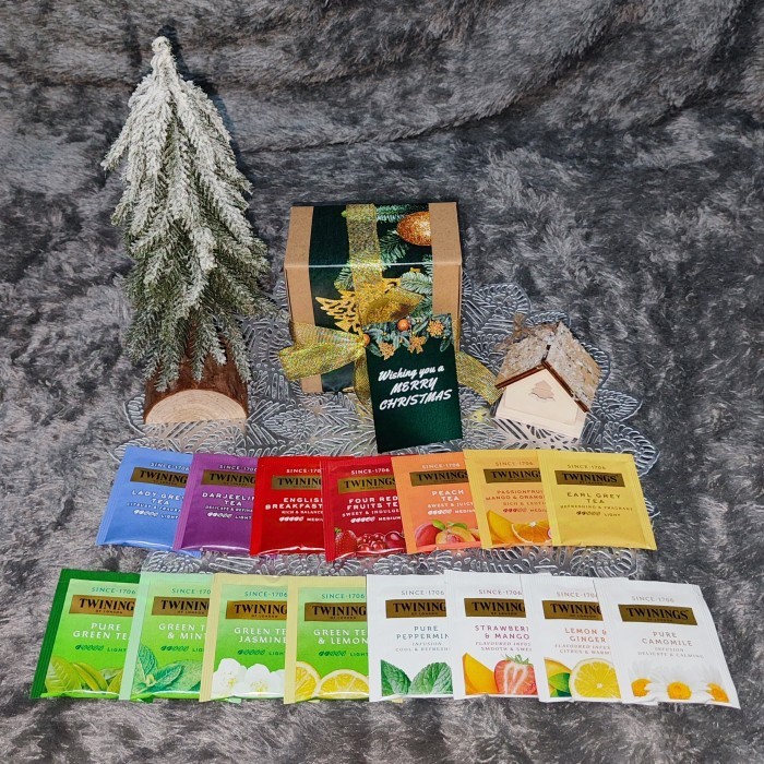 

Joy Hampers [15 Teh Twinings Semua Rasa] - Hampers Christmas Natal Kado Hadiah Souvenir Suvenir GIft Box Bingkisan