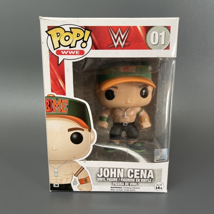 FUNKO Pop WWE John Cena #01 Green Orange Cap Ex Kolpri