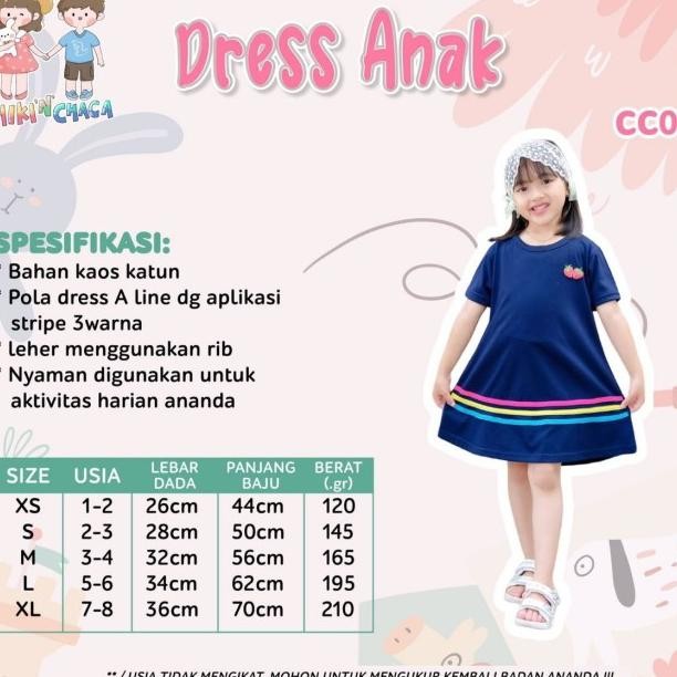 Daster Kaos Anak | Dress Harian Anak | Daster Anak Balita | Daster Bayi