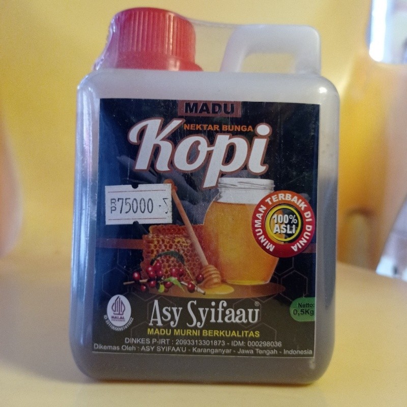 

Madu Asy Syifaau Kopi 0,5Kg