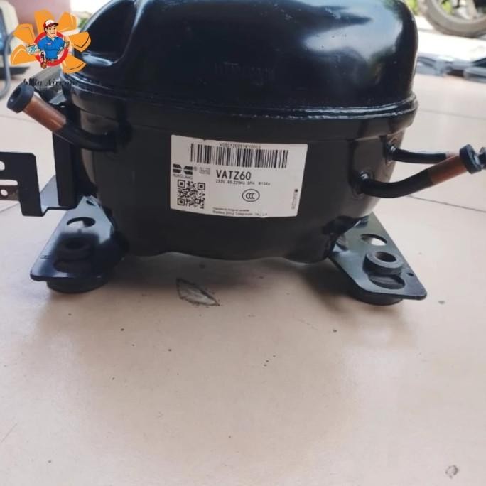 Ready KOMPRESOR KULKAS AQUA VATZ60 INVERTER HANYA KOMPRESOR SAJA